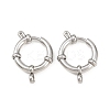 Tarnish Resistant 304 Stainless Steel Spring Ring Clasps STAS-R083-03-1