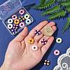 18Pcs 9 Colors Baking Paint Alloy Beads FIND-CJ0003-38-4
