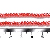 Electroplate Glass Beads Strands EGLA-R048-2mm-03-3