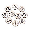 Unfinished Natural Poplar Wood Links Connectors WOOD-S045-138A-1