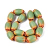 Handmade Millefiori Glass Barrel Beads LS-LA-N002-15E-2