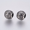 316 Surgical Stainless Steel European Beads STAS-F195-128P-02-1
