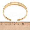 304 Stainless Steel Cuff Bangles for Women BJEW-B147-02G-3