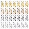200Pcs 4 Colors Alloy Ice Pick Pinch Bails FIND-SC0006-12-1