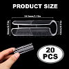 20Pcs Plastic Bed Sheet Fasteners FIND-DR0001-84-2