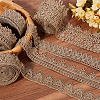 5 Yards Polyester Embroidery Lace Trim Ribbon OCOR-CY0001-23B-5