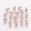 Brass Clear Cubic Zirconia Charms X-ZIRC-P068-01RG-1