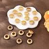 Big Hole Zinc Alloy Pave Grade A Crystal Rhinestone Rondelle Beads ALRI-O007-G01-5