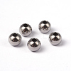 Tarnish Resistant Round 202 Stainless Steel Beads LS-STAS-G130-6mm-63P-1