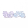 Transparent Frosted Acrylic Beads OACR-P013-32M-3