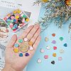 SUPERFINDINGS 96Pcs 16 Style Alloy Enamel Charms ENAM-FH0001-39-4