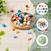 50Pcs 10 Style Handmade Porcelain Bead Strand PORC-FW0001-03-5