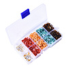 800Pcs 4 Colors Oval Acrylic Linking Rings DIY-YW0002-39-6