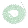 Imitation Jade Glass Beads Strands GLAA-T028-4mm-11G-2