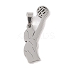 Non-Tarnish 201 Stainless Steel Pendants STAS-A094-05D-P-1