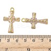 304 Stainless Steel with Crystal Rhinestone Enamel Pendants STAS-G362-02G-3