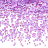 3 Sets Glass Half Round Cabochons GLAA-SC0002-63B-1