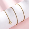 1.5MM 304 Stainless Steel Rope Chain Necklaces NJEW-T016-23G-1