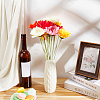 15Pcs 5 Colors Cloth & Flocking Artificial Chrysanthemum Flower FIND-WR0001-79-4