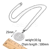 Stainless Steel Saint Benedict Cross Medal Pendant Cable Chain Necklaces LS-PW-WGC31BA-01-2