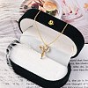 925 Sterling Silver Colorful Cubic Zirconia Constellation Pendant Cable Chain Necklaces for Women STER-R009-01G-01-1