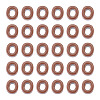 Opaque Acrylic European Beads OACR-TAC0019-006O-2