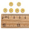 Brass Grade A Crystal Rhinestone Spacer Beads RB-A006-8MM-G-4