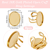 8Pcs 304 Stainless Steel Ring Components STAS-BBC0009-15-2