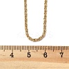 304 Stainless Steel Lumachina Chain Necklaces NJEW-F248-17A-G-2