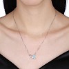 925 Sterling Silver Pendant Necklaces NJEW-BB33983-3