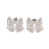 Non-Tarnish Bowknot 304 Stainless Steel Stud Earrings for Women EJEW-L272-026P-01-1