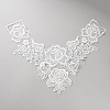Embroidered Floral Lace Collar FIND-WH0148-304B-1