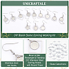 DIY Blank Dome Earring Making Kit DIY-UN0050-32-5