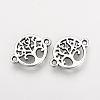 Tibetan Style Alloy Links connectors TIBE-Q077-12AS-RS-1