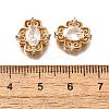 Brass Glass Beads KK-M318-46G-02-3