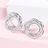 304 Stainless Steel Stud Earrings for Women LS-EJEW-K306-05P-3