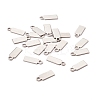 Non-Tarnish 304 Stainless Steel Charms STAS-P307-15A-P-1