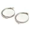 Zinc Alloy Pendant Cabochon Settings X-FIND-NH0001-13B-P-2