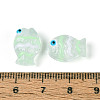 Transparent Glass and Enamel Beads Strands GLAA-T034-01D-4