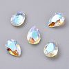 Glass Rhinestone Pendants RGLA-A024-H01-001SI-1