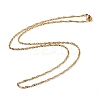 304 Stainless Steel Singapore Chain Necklaces X-NJEW-JN02662-03-1