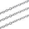 304 Stainless Steel Cable Chains CHS-CJ0001-13-4