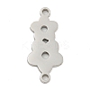 Non-Tarnish 304 Stainless Steel Connector Charms STAS-Z076-21P-1