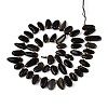 Natural Golden Sheen Obsidian Beads Strands G-Z091-A39-2