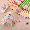 36Pcs 9 Style Butterfly Organgza Lace Embroidery Ornament Accessories DIY-BT0001-49-8