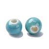 Bright Glazed Porcelain Beads PORC-D300-A30-3