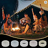 50Pcs 5 Colros Luminous Silicone Anti-Skid Ring SIL-GO0001-23-7