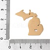 Ion Plating(IP) 304 Stainless Steel Pendants STAS-T038-84G-3