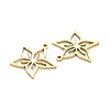5Pcs 201 Stainless Steel Pendants STAS-M056-08G-2