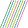 20Pcs 4 Colors Transparent Plastic File Folders Organizer Sliding Bar FIND-GF0005-75-1